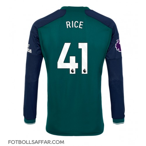 Arsenal Declan Rice #41 Tredjeställ 2023-24 Långärmad